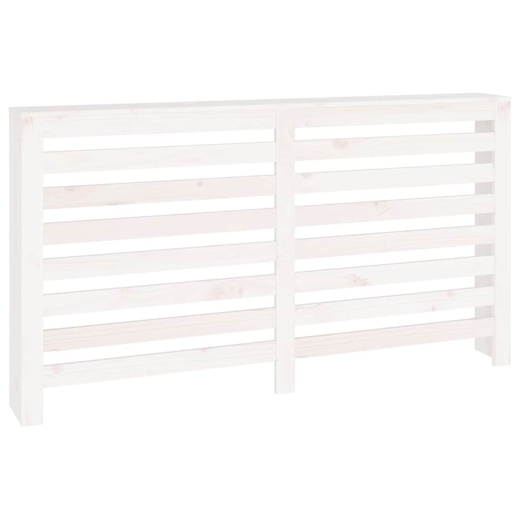 vidaXL Κάλυμμα Καλοριφέρ Λευκό 153 x19 x 84 εκ. από Μασίφ Ξύλο Πεύκου