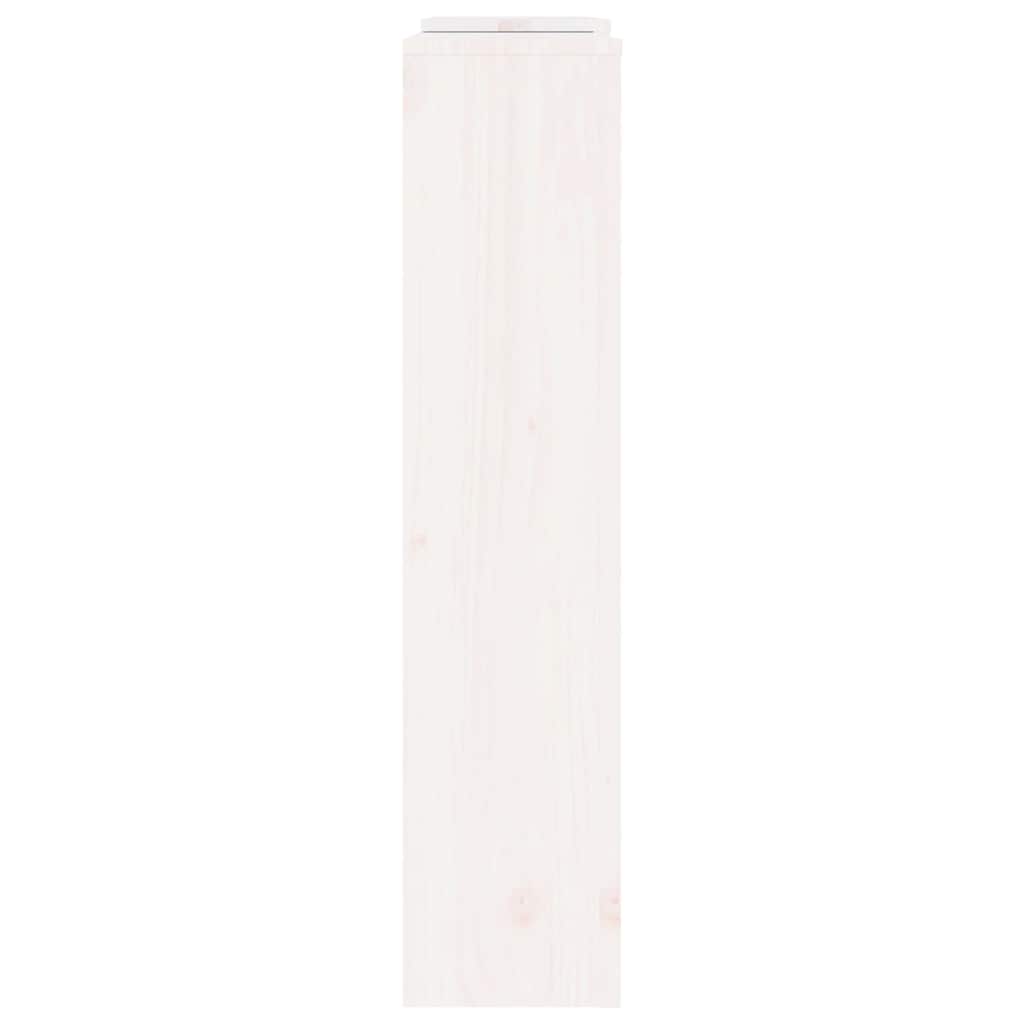 vidaXL Κάλυμμα Καλοριφέρ Λευκό 210x21x85 εκ. από Μασίφ Ξύλο Πεύκου