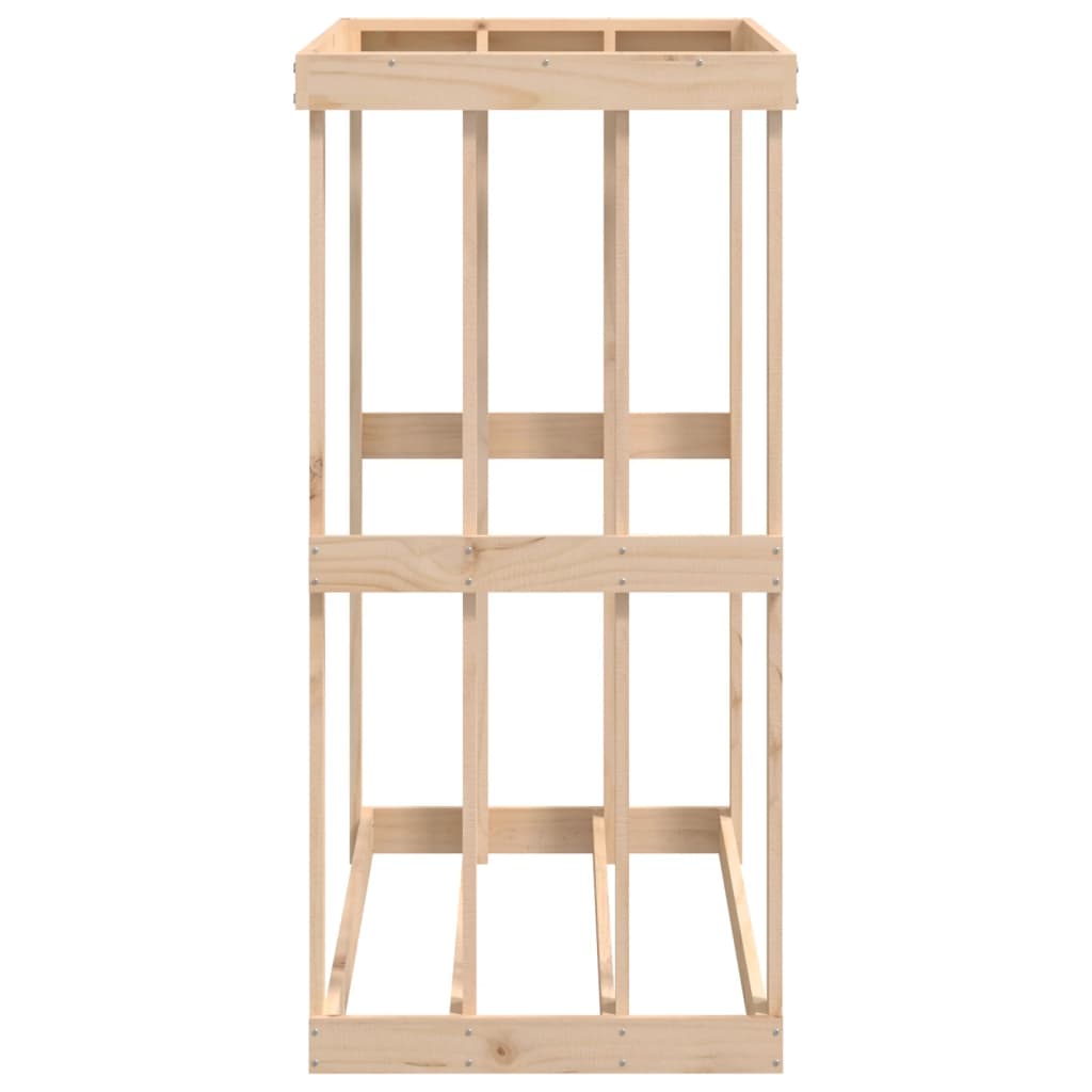 vidaXL Ξυλοθήκη Εξ. Χώρου 108 x 52 x 106 εκ. από Μασίφ Ξύλο Πεύκου