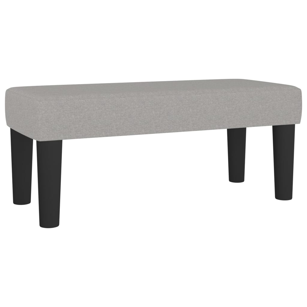 vidaXL Κρεβάτι Boxspring με Στρώμα Ανοιχτό Γκρι 80x200 εκ. Υφασμάτινο