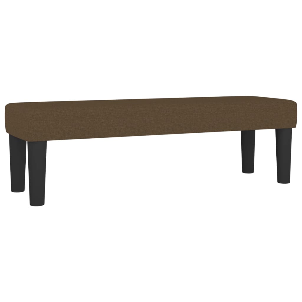 vidaXL Κρεβάτι Boxspring με Στρώμα Σκούρο Καφέ 200x200 εκ. Υφασμάτινο