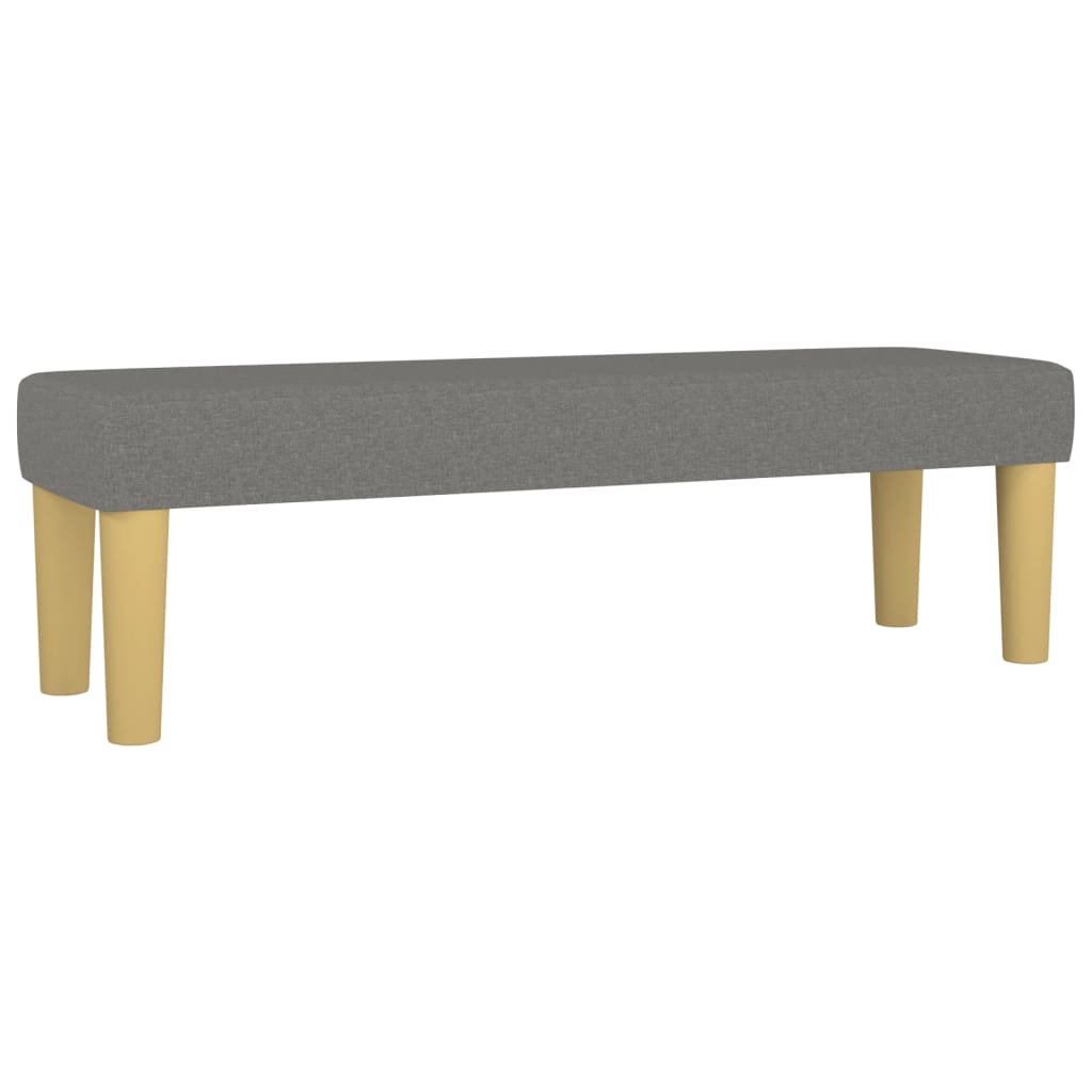 vidaXL Κρεβάτι Boxspring με Στρώμα Σκούρο Γκρι 160x200 εκ Υφασμάτινο