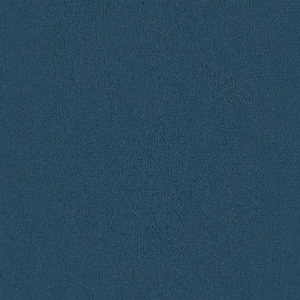 vidaXL Κρεβάτι Boxspring με Στρώμα Σκούρο Μπλε 90x200 εκ. Βελούδινο