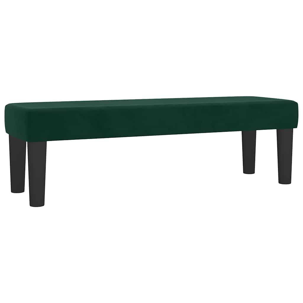 vidaXL Κρεβάτι Boxspring με Στρώμα Σκούρο Πράσινο 200x200εκ. Βελούδινο
