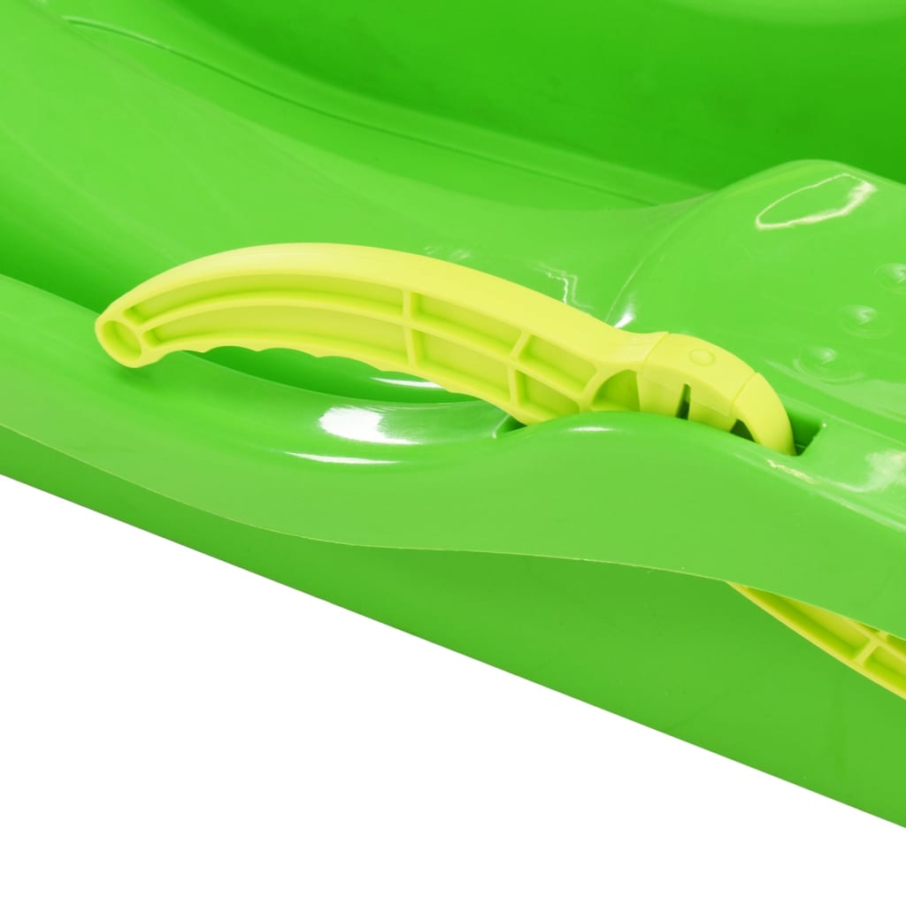 vidaXL Έλκηθρο με Φρένα Πράσινο 87 x 40 x 18 εκ. από Πολυπροπυλένιο