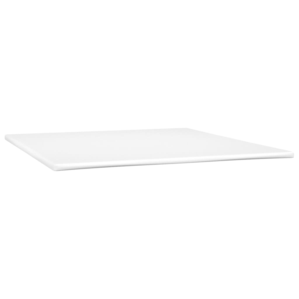 vidaXL Κρεβάτι Boxspring με Στρώμα Γκρι 160x200εκ. από Συνθετικό Δέρμα
