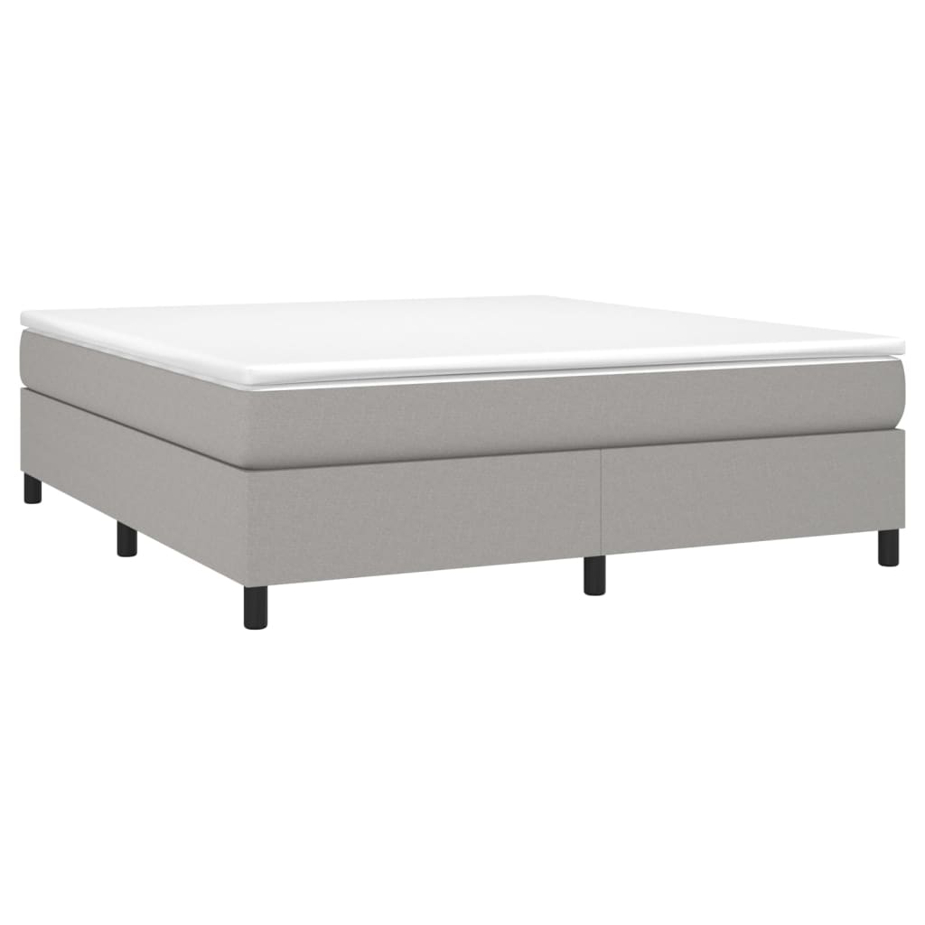 vidaXL Κρεβάτι Boxspring με Στρώμα Αν. Πράσινο 160x200εκ Υφασμάτινο
