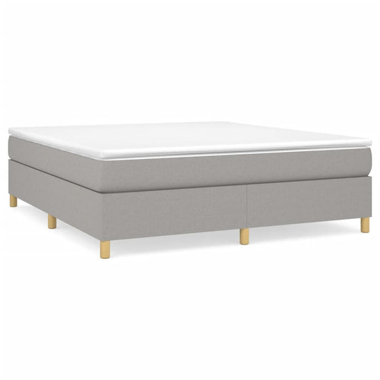 vidaXL Κρεβάτι Boxspring με Στρώμα Αν. Πράσινο 160x200εκ Υφασμάτινο