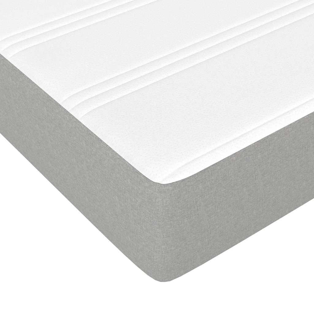 vidaXL Κρεβάτι Boxspring με Στρώμα Αν. Πράσινο 160x200εκ Υφασμάτινο