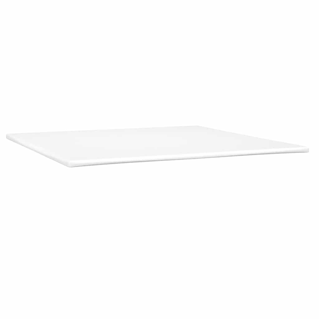 vidaXL Κρεβάτι Boxspring με Στρώμα Καπουτσίνο 200x200εκ.από Συνθ.Δέρμα