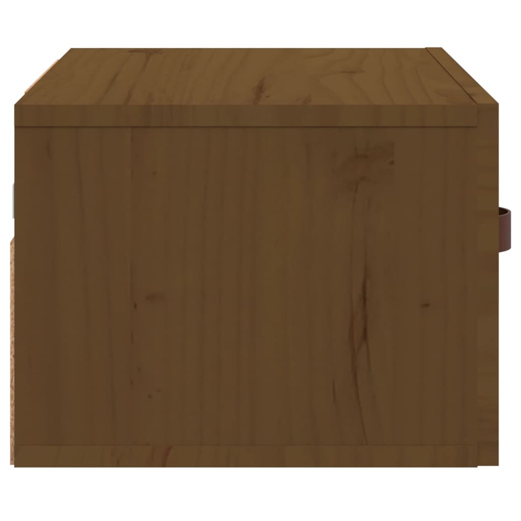 vidaXL Κομοδίνα Επιτοίχια 2 Τεμ. Καφέ Μελί 40x29,5x22 εκ.