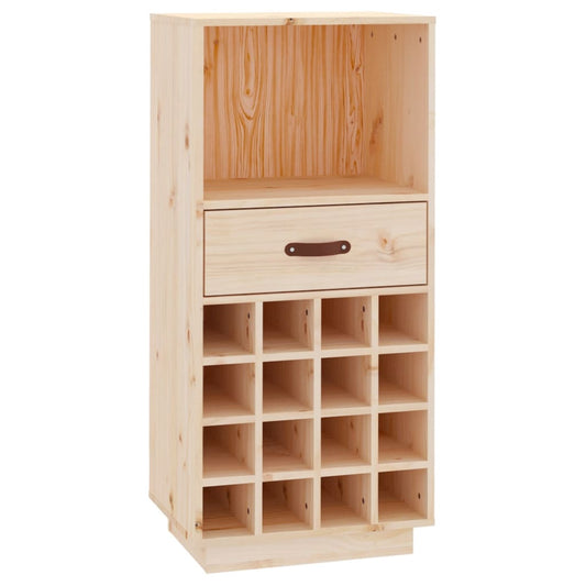vidaXL Κάβα Κρασιών 45 x 34 x 100 εκ. από Μασίφ Ξύλο Πεύκου