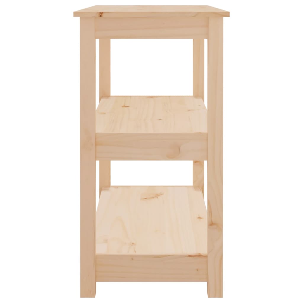 vidaXL Τραπέζι Κονσόλα 80 x 40 x 74 εκ. από Μασίφ Ξύλο Πεύκου