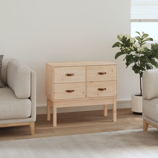 vidaXL Ντουλάπι Κονσόλα 90 x 40 x 78 εκ. από Μασίφ Ξύλο Πεύκου