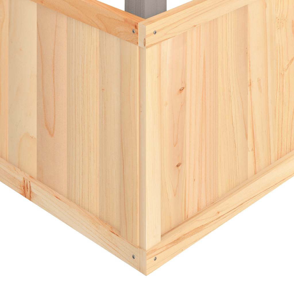 vidaXL Παιδική Χαρά Εξωτερικού Χώρου από Μασίφ Ξύλο Ελάτης