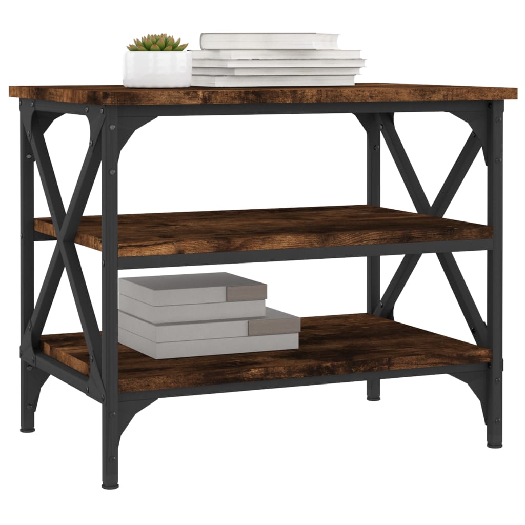 vidaXL Βοηθητικό Τραπέζι Καπνιστή Δρυς 55x38x45 εκ. Επεξεργασμένο Ξύλο