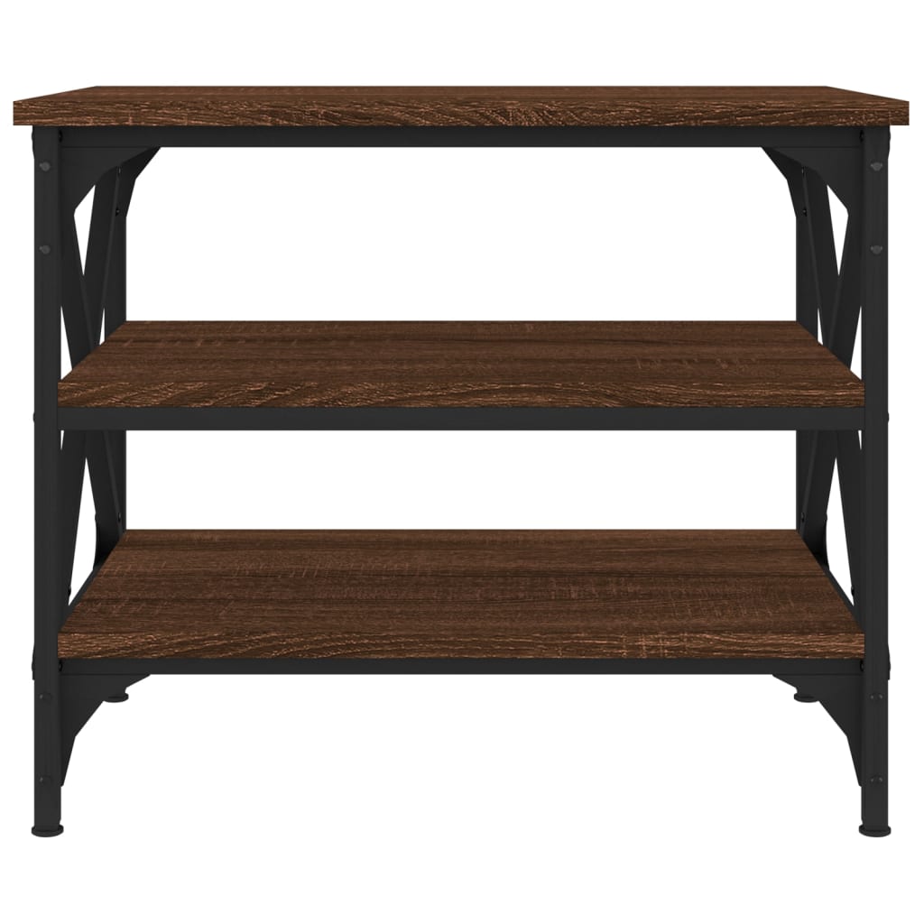 vidaXL Βοηθητικό Τραπέζι Καφέ Δρυς 55x38x45 εκ. Επεξεργασμένο Ξύλο