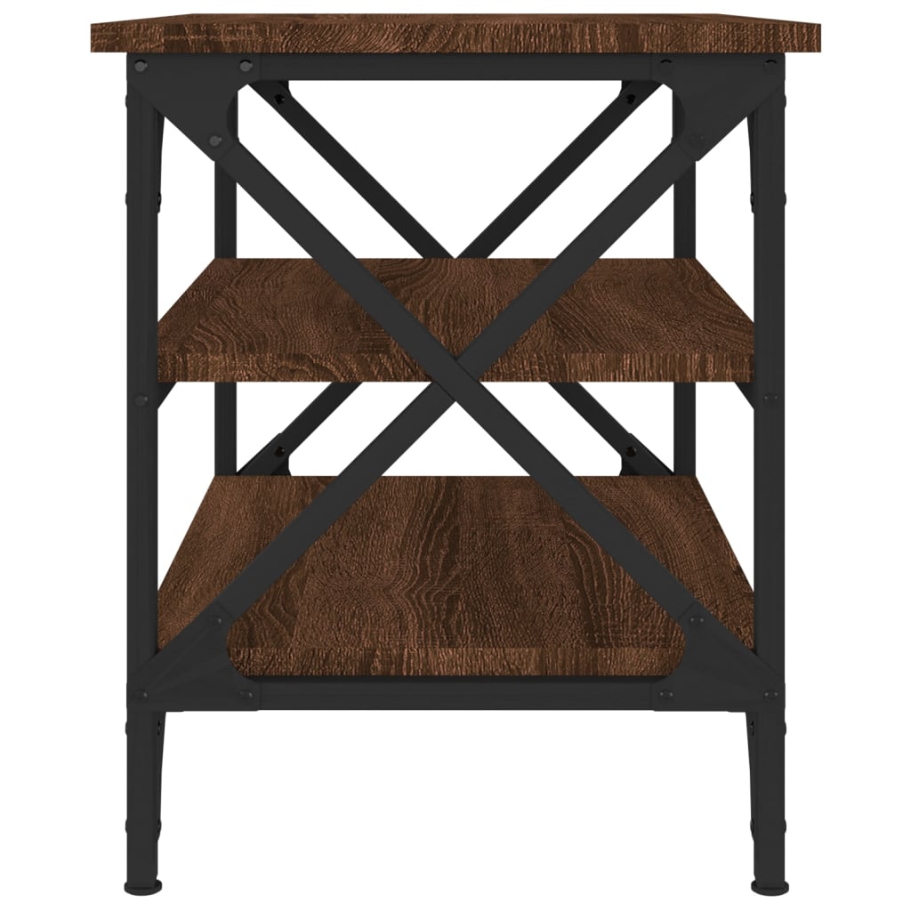 vidaXL Βοηθητικό Τραπέζι Καφέ Δρυς 55x38x45 εκ. Επεξεργασμένο Ξύλο