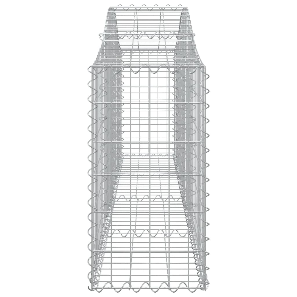 vidaXL Συρματοκιβώτια Τοξωτά 11 τεμ. 200x30x60/80 εκ. Γαλβαν. Ατσάλι