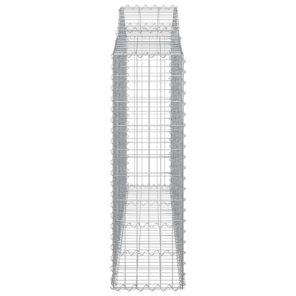 vidaXL Συρματοκιβώτια Τοξωτά 13 τεμ. 200x30x100/120 εκ. Γαλβαν. Ατσάλι