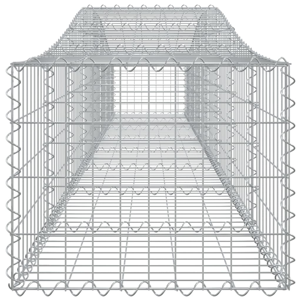 vidaXL Συρματοκιβώτια Τοξωτά 20 τεμ. 400x50x40/60 εκ. Γαλβαν. Ατσάλι