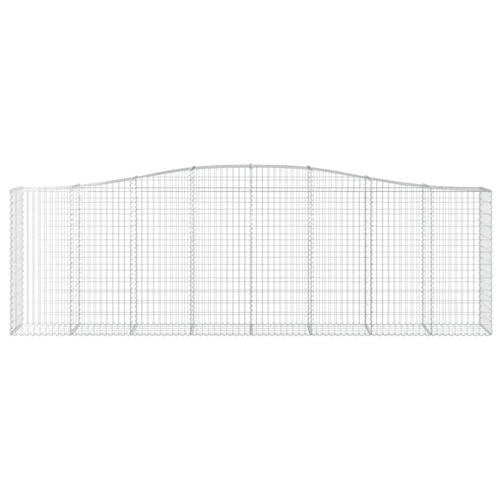 vidaXL Συρματοκιβώτια Τοξωτά 20 τεμ. 400x50x120/140 εκ. Γαλβαν. Ατσάλι