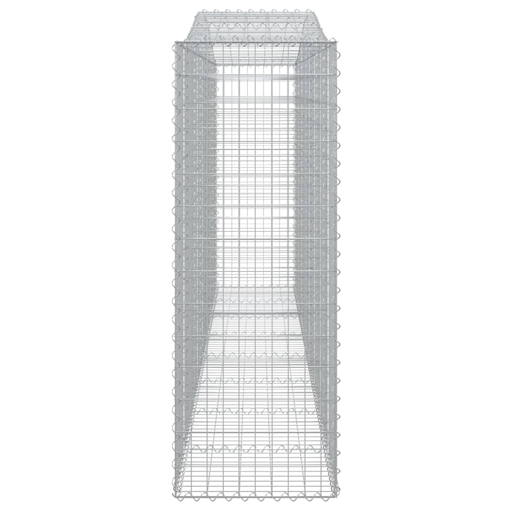 vidaXL Συρματοκιβώτια Τοξωτά 7 τεμ. 400x50x140/160 εκ. Γαλβαν. Ατσάλι