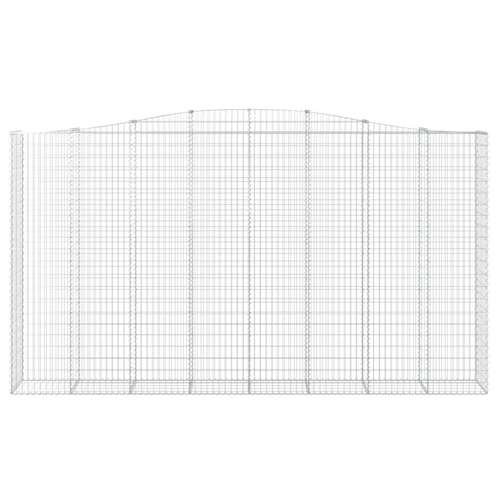 vidaXL Συρματοκιβώτια Τοξωτά 9 τεμ. 400x50x220/240 εκ. Γαλβαν. Σίδερο