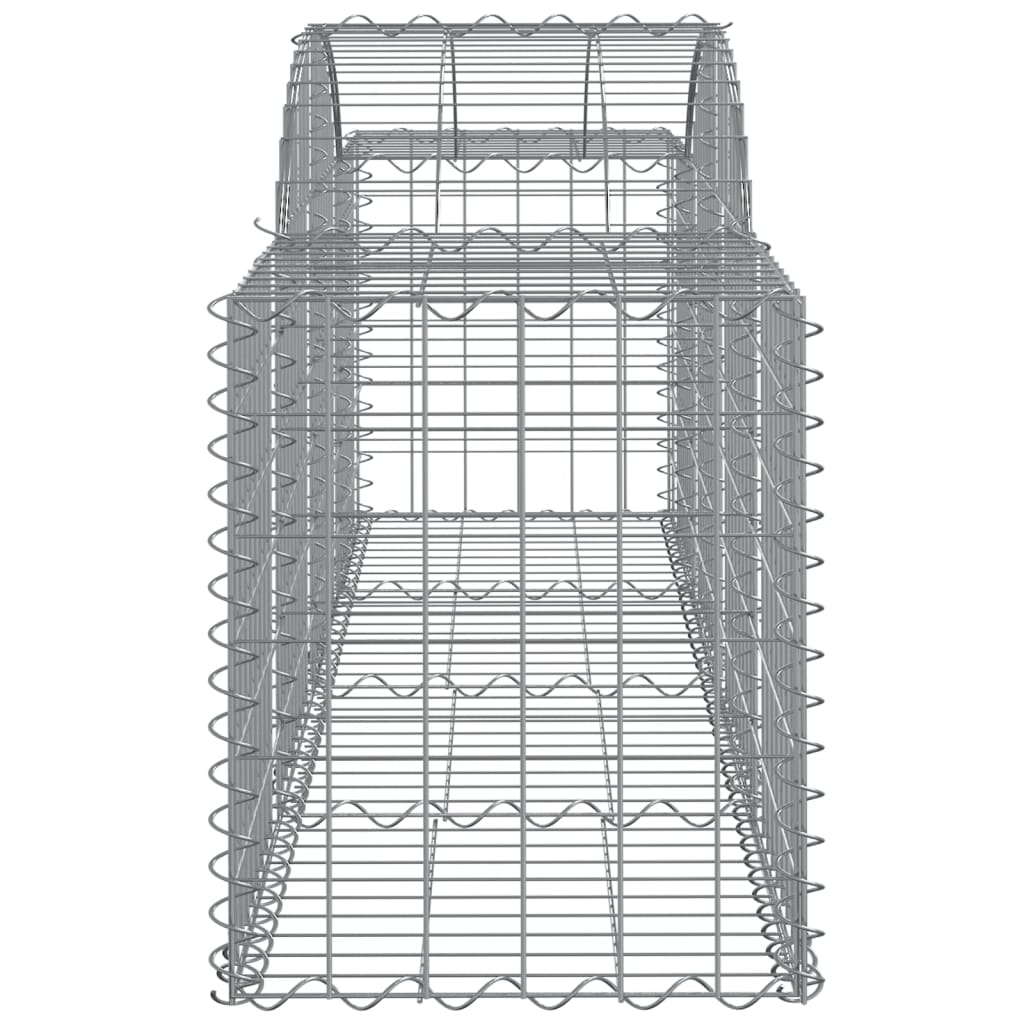 vidaXL Συρματοκιβώτια Τοξωτά 50 τεμ. 200x50x60/80 εκ. Γαλβαν. Ατσάλι