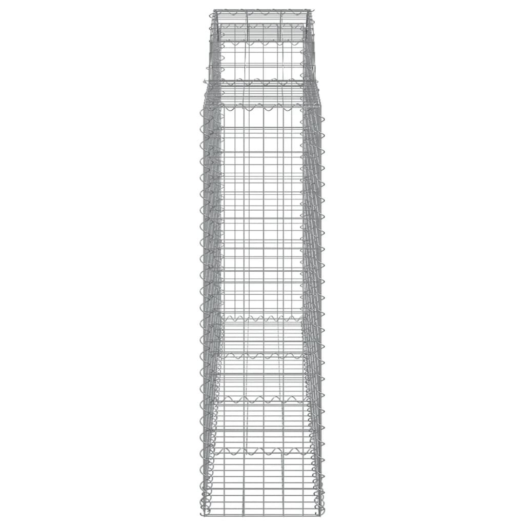 vidaXL Συρματοκιβώτια Τοξωτά 13 τεμ. 200x50x140/160 εκ. Γαλβαν. Ατσάλι