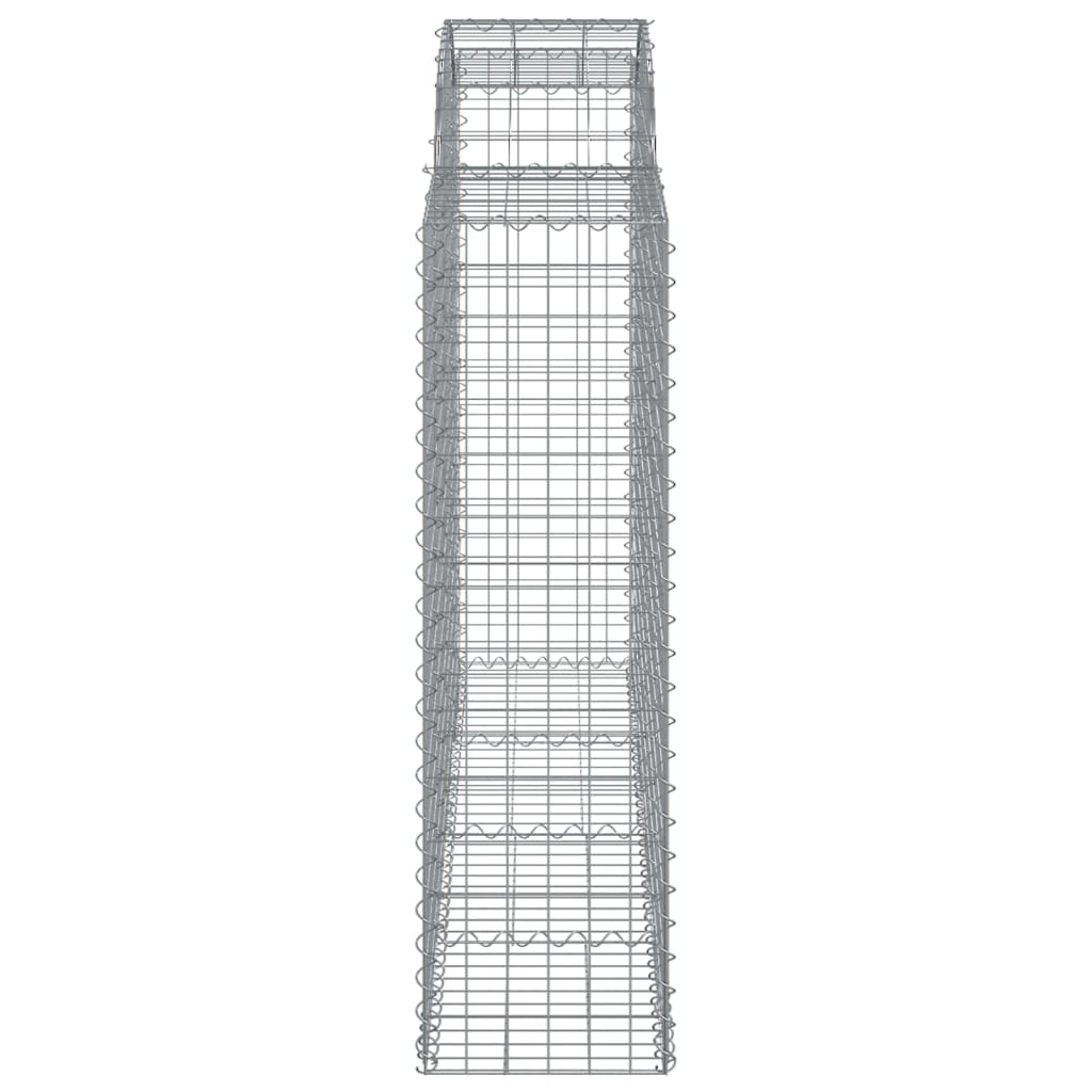 vidaXL Συρματοκιβώτια Τοξωτά 50 τεμ. 200x50x140/160 εκ. Γαλβαν. Ατσάλι