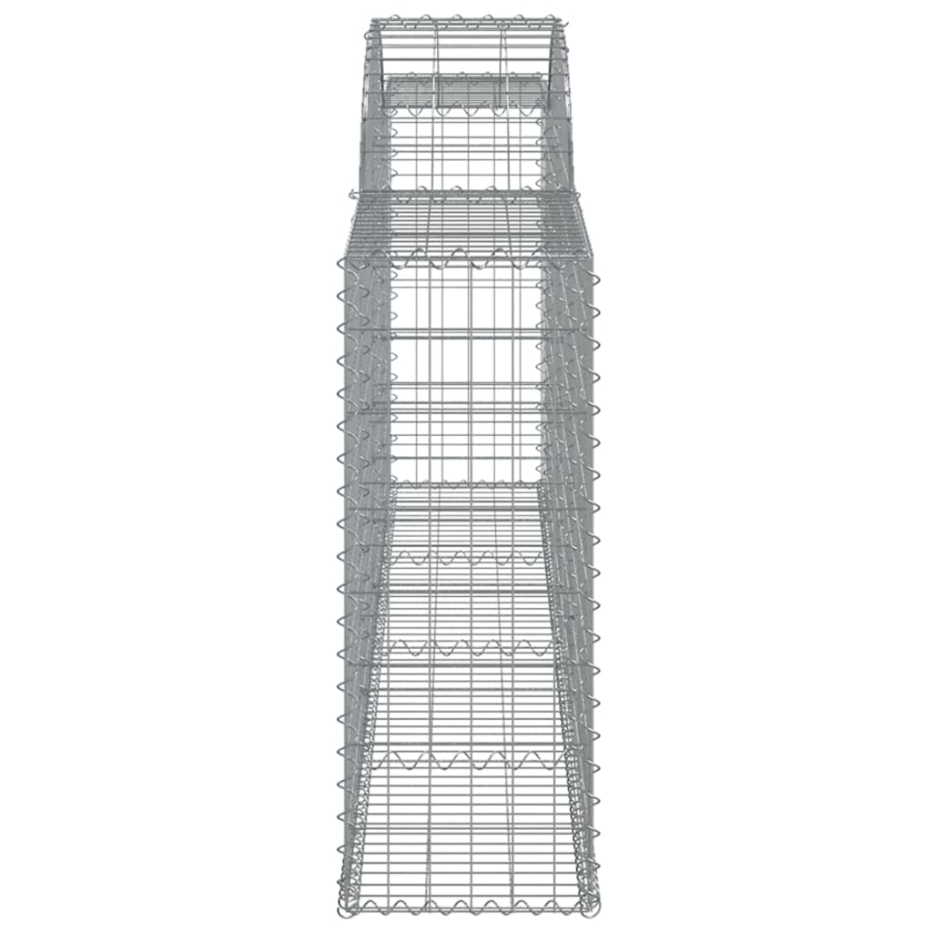 vidaXL Συρματοκιβώτια Τοξωτά 13 τεμ. 300x30x80/100 εκ. Γαλβαν. Ατσάλι