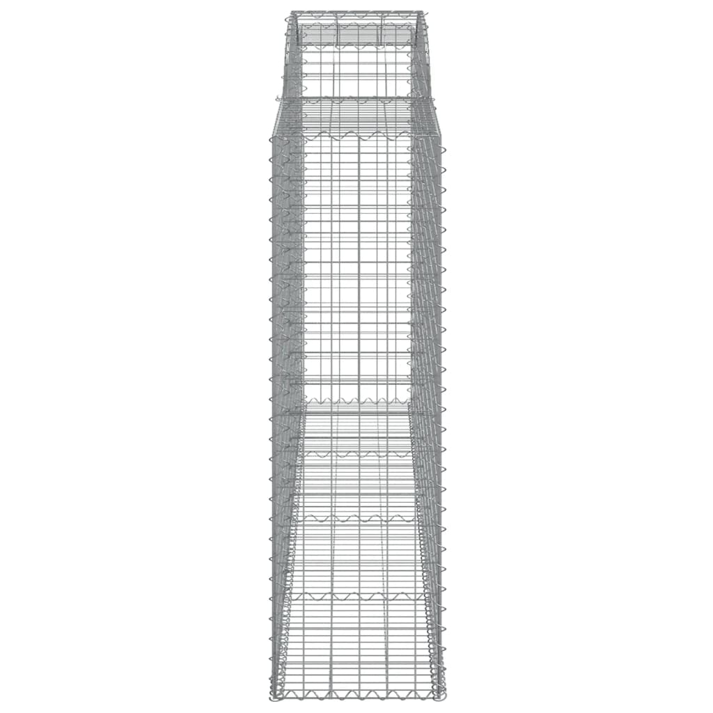 vidaXL Συρματοκιβώτια Τοξωτά 8 τεμ. 300x50x160/180 εκ. Γαλβαν. Ατσάλι