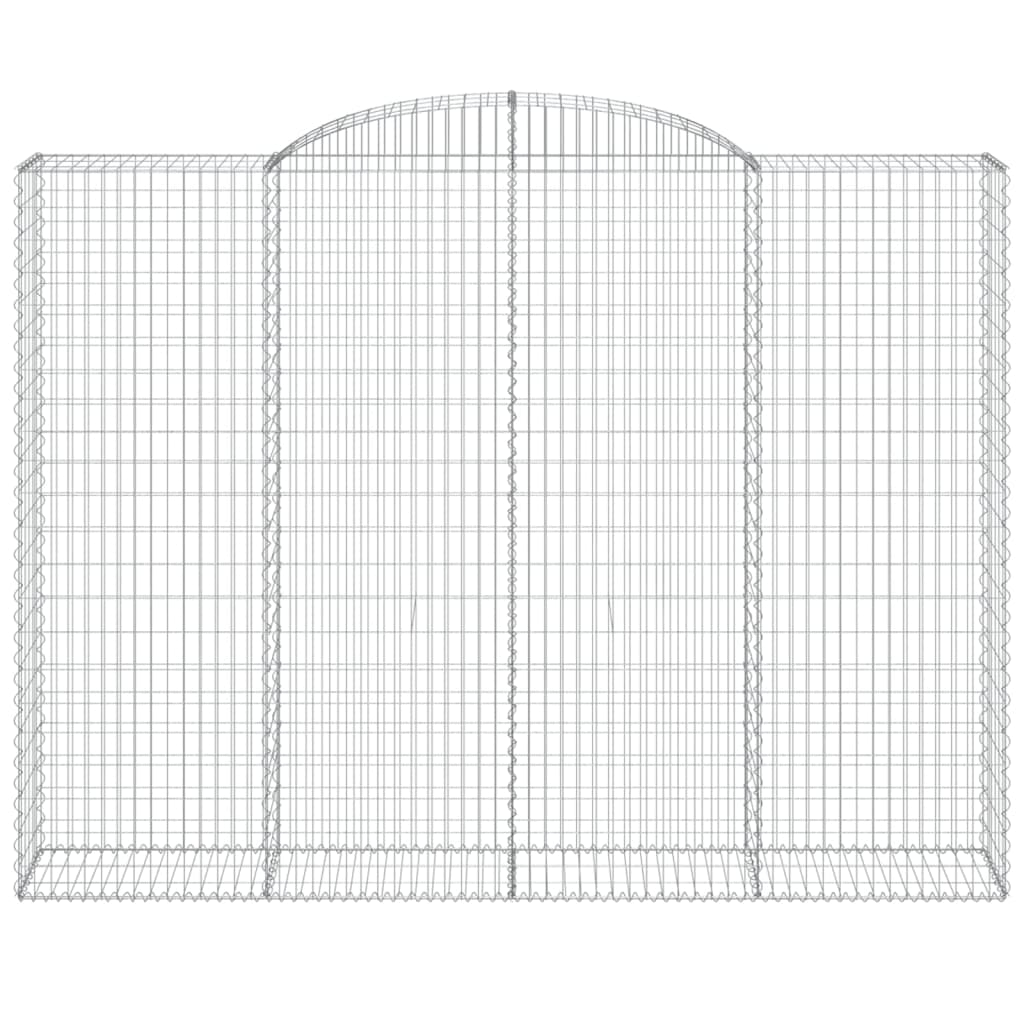 vidaXL Συρματοκιβώτια Τοξωτά 8 τεμ. 300x50x220/240 εκ. Γαλβαν. Σίδερο