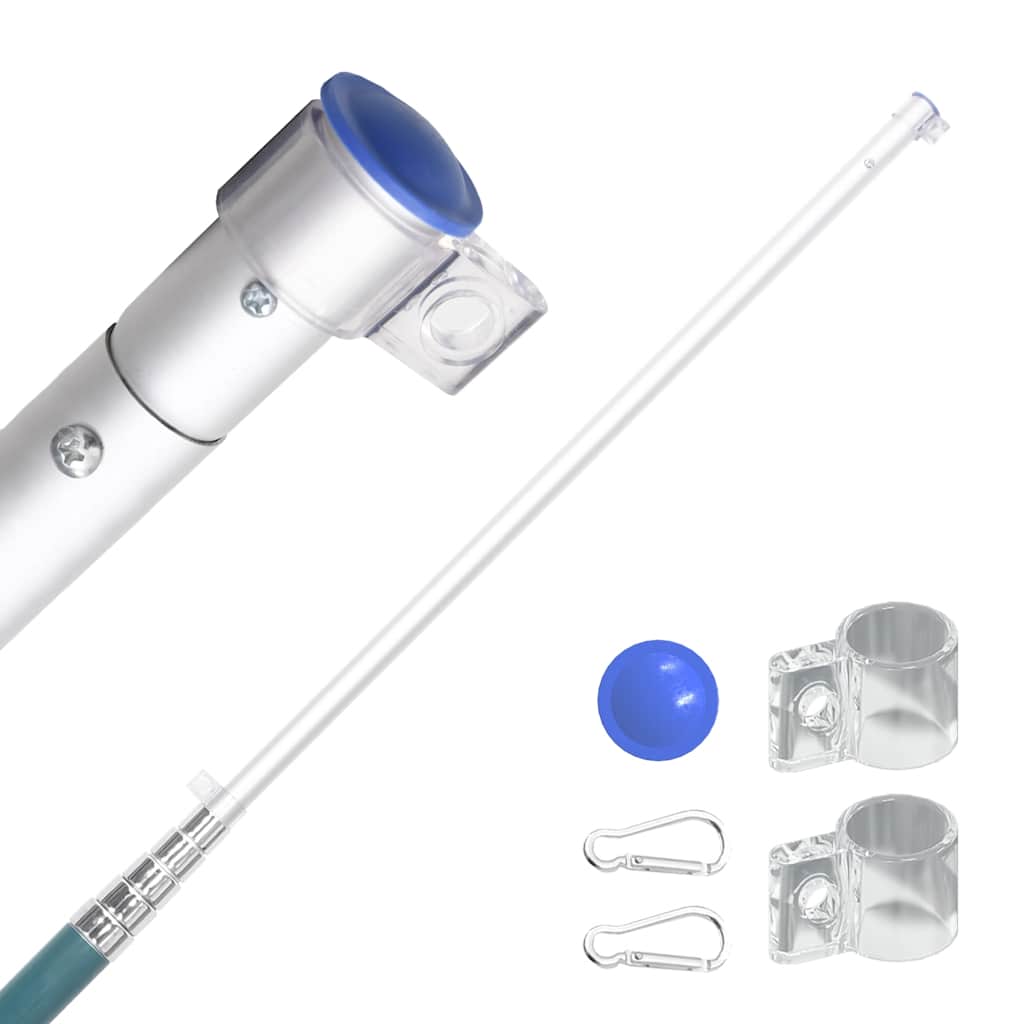 vidaXL Πολωνική Σημαία και Ιστός 5,55 μ. από Αλουμίνιο