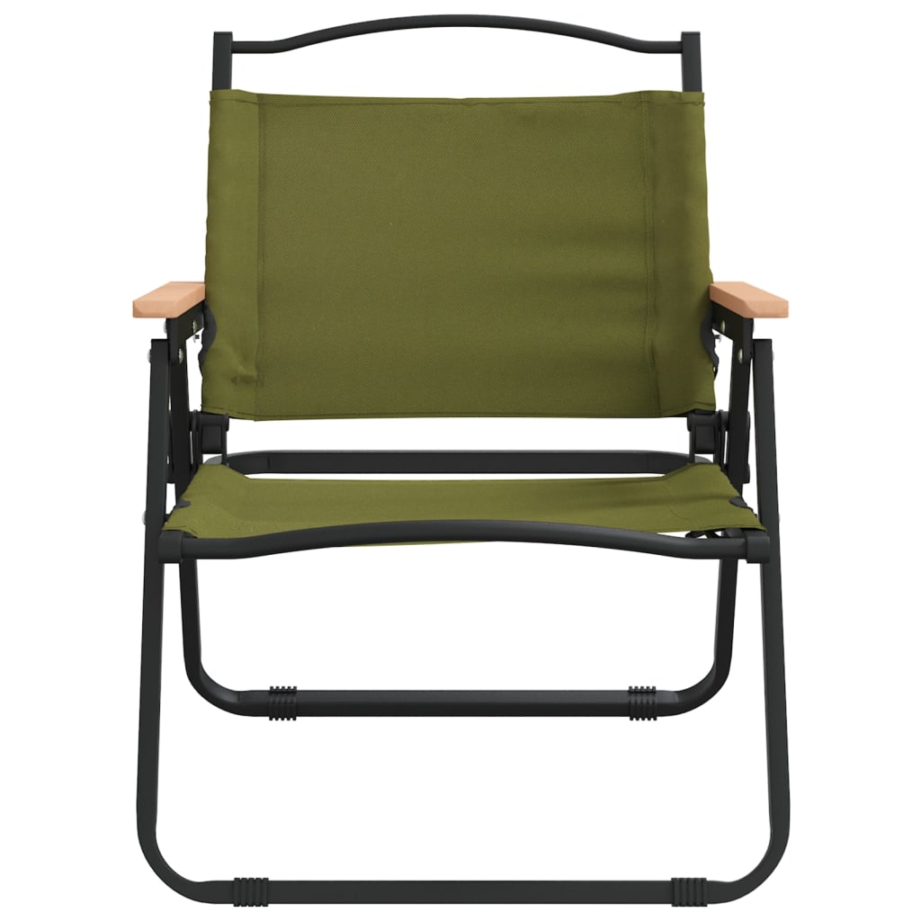 vidaXL Καρέκλες Κάμπινγκ 2 τεμ. Πράσινες 54x43x59 εκ. Ύφασμα Oxford
