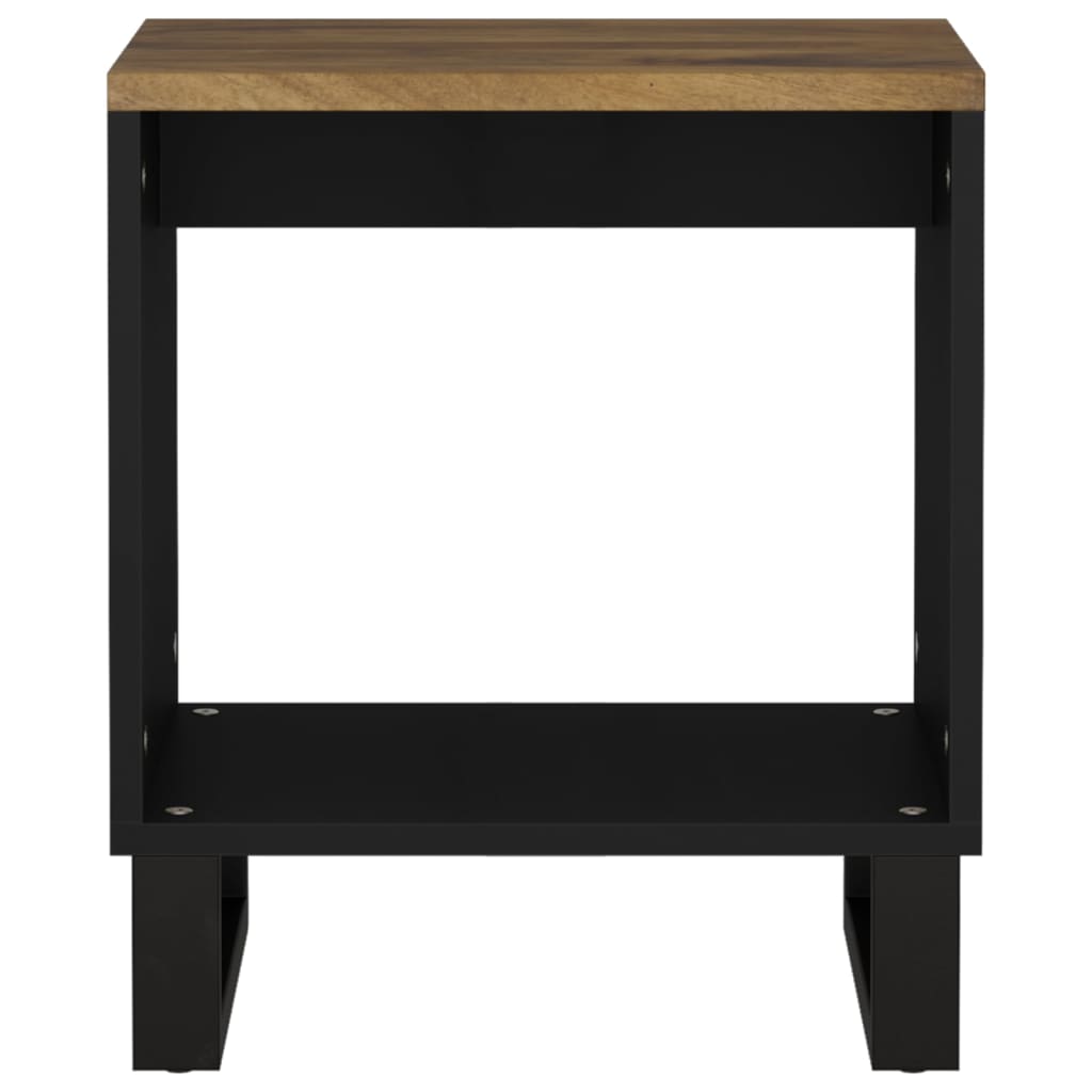 vidaXL Τραπεζάκι Σαλονιού 40x31x46 εκ. Μασίφ Ξύλο Μάνγκο & Επεξ. Ξύλο