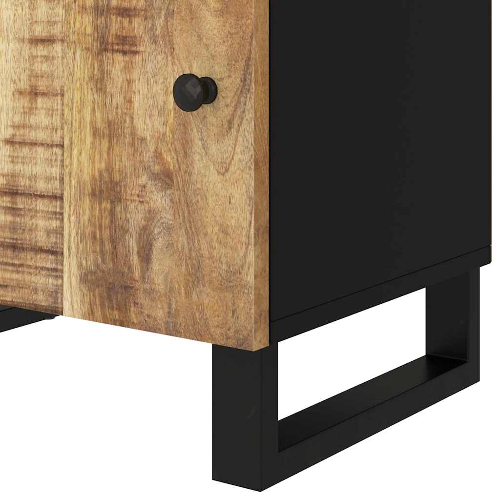 vidaXL Κομοδίνο 50x33x60 εκ. Μασίφ Ξύλο Μάνγκο & Επεξεργασμένο Ξύλο