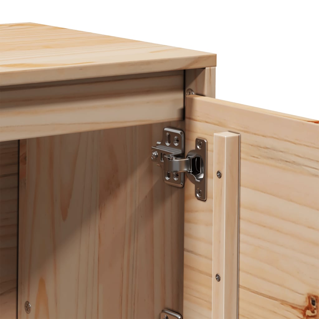 vidaXL Έπιπλο Τηλεόρασης 156 x 37 x 45 εκ. από Μασίφ Ξύλο Πεύκου