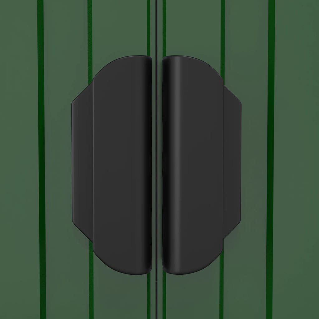 vidaXL Αποθήκη Κήπου Πράσινη 192x938x223 εκ. Γαλβανισμένο Ατσάλι