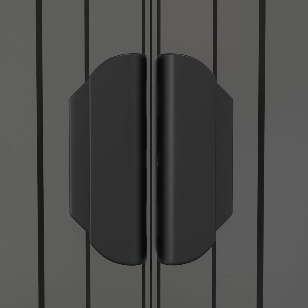 vidaXL Αποθήκη Κήπου Ανοιχτό γκρι 192x1021x223 εκ. Γαλβανισμένο Ατσάλι