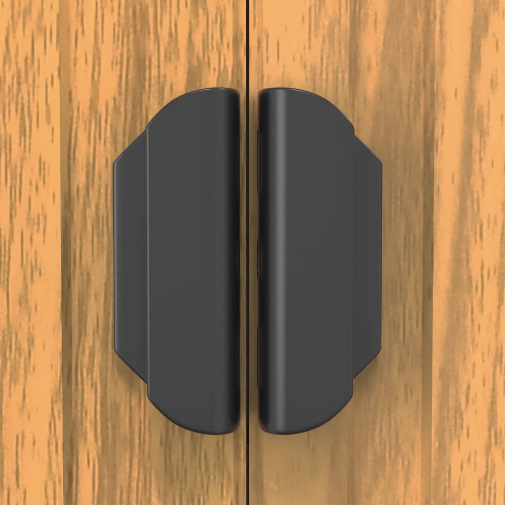 vidaXL Αποθήκη Κήπου Ανοιχτό καφέ 192x1021x223 εκ. Γαλβανισμένο Ατσάλι