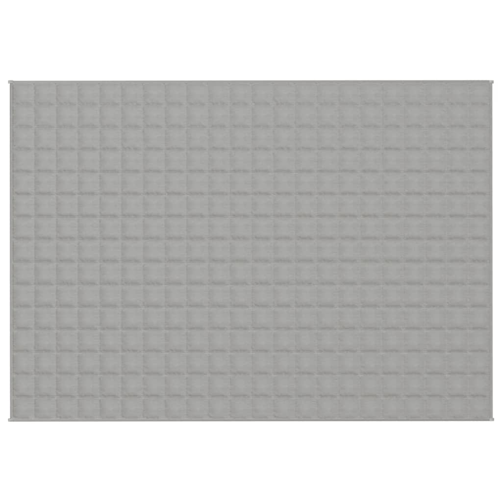 vidaXL Κουβέρτα Βαρύτητας Γκρι 155 x 220 εκ. 11 κ. Υφασμάτινη