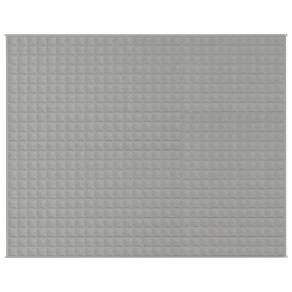 vidaXL Κουβέρτα Βαρύτητας Γκρι 235 x 290 εκ. 11 κ. Υφασμάτινη