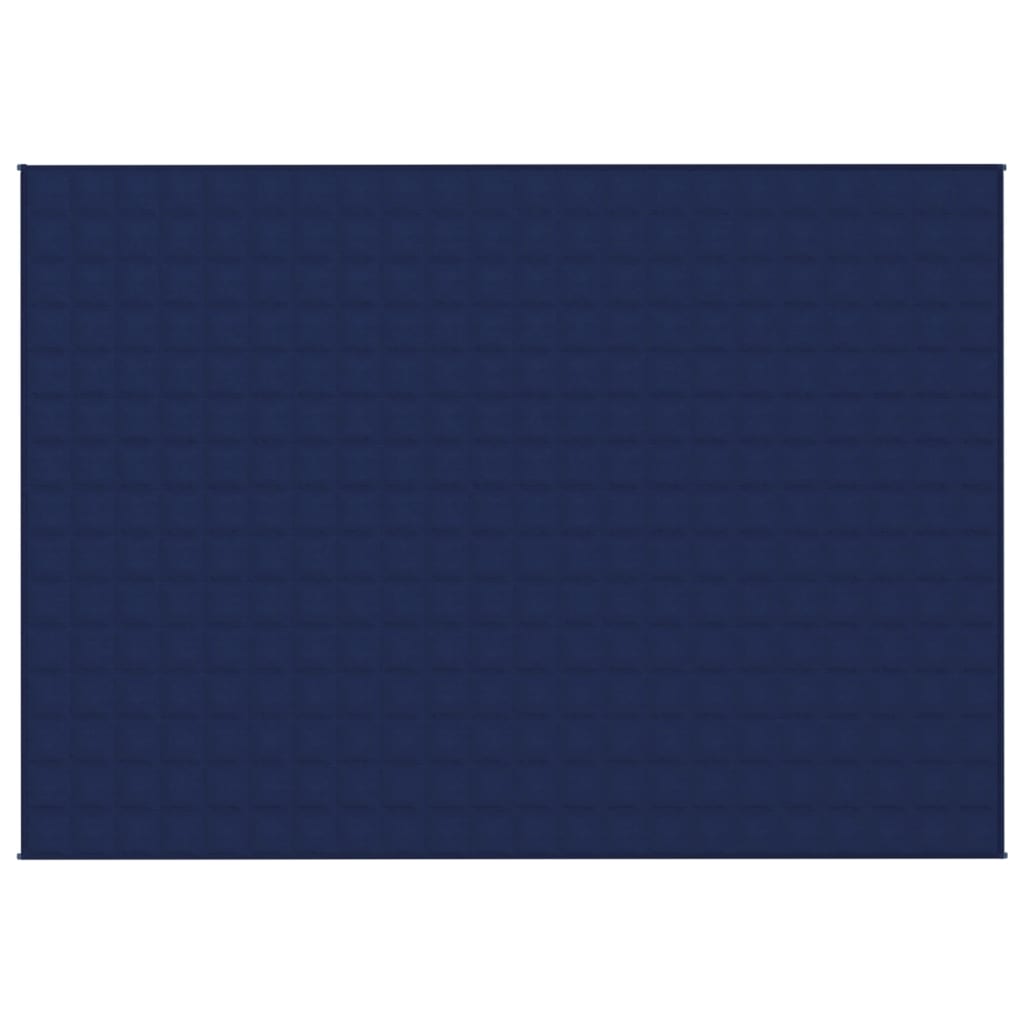 vidaXL Κουβέρτα Βαρύτητας Μπλε 155 x 220 εκ. 7 κ. Υφασμάτινη