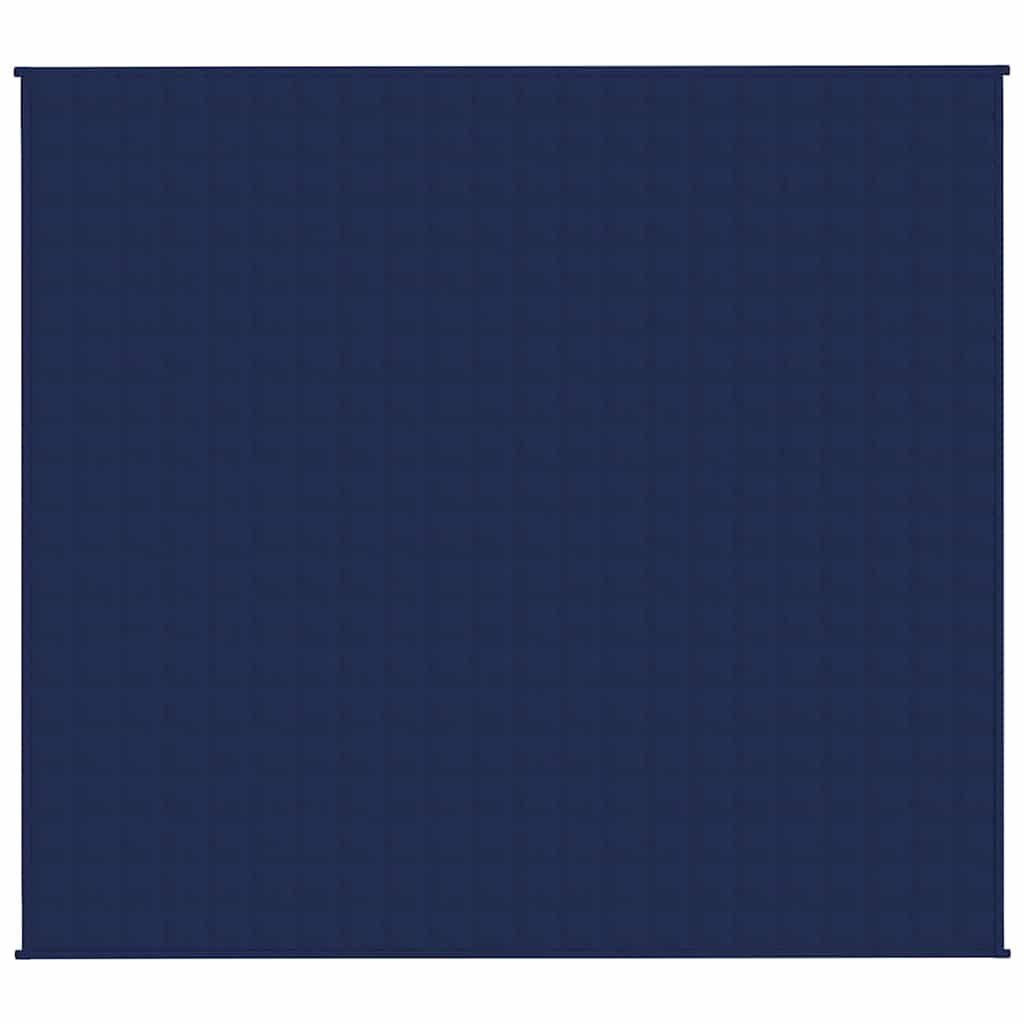 vidaXL Κουβέρτα Βαρύτητας Μπλε 200 x 225 εκ. 9 κ. Υφασμάτινη