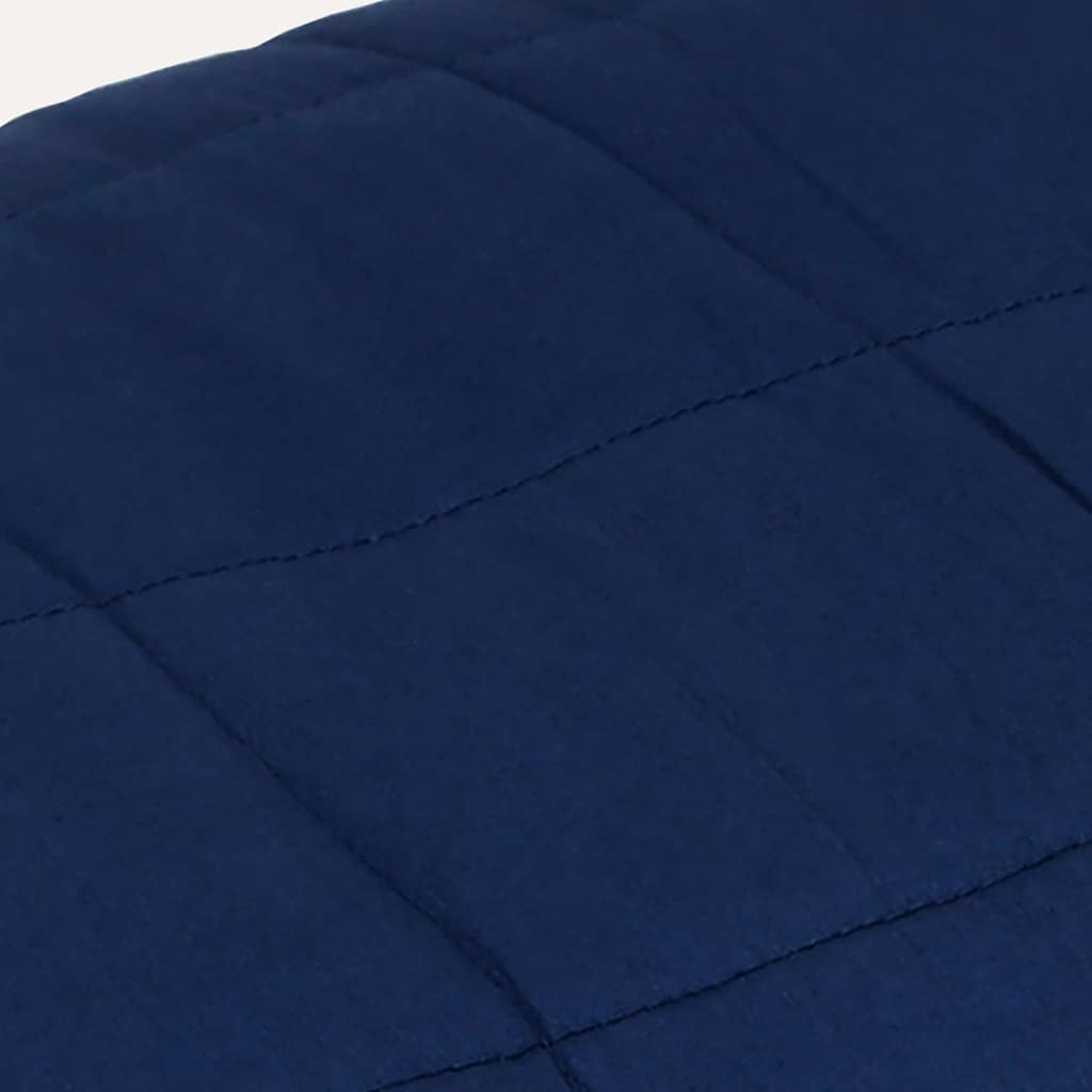vidaXL Κουβέρτα Βαρύτητας Μπλε 200 x 225 εκ. 9 κ. Υφασμάτινη