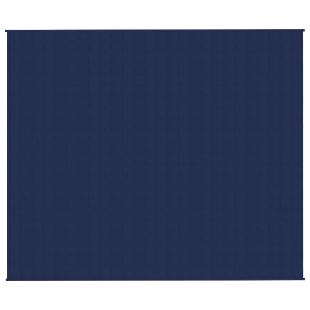 vidaXL Κουβέρτα Βαρύτητας Μπλε 220 x 260 εκ. 15 κ. Υφασμάτινη