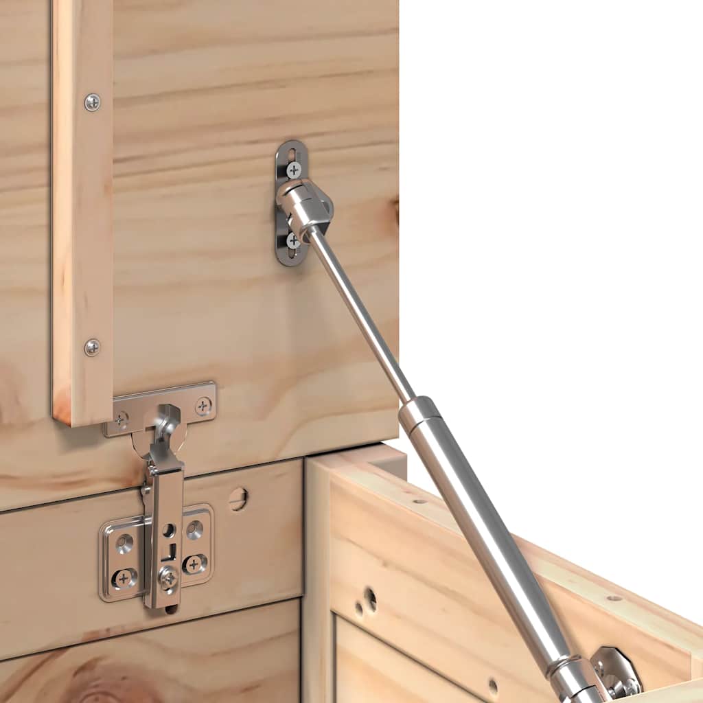 vidaXL Κουτί Αποθήκευσης 60x32x45,5 εκ από Μασίφ Ξύλο Πεύκου