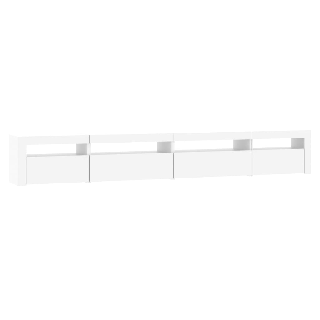 vidaXL Έπιπλο Τηλεόρασης με LED Λευκό 270 x 35 x 40 εκ.